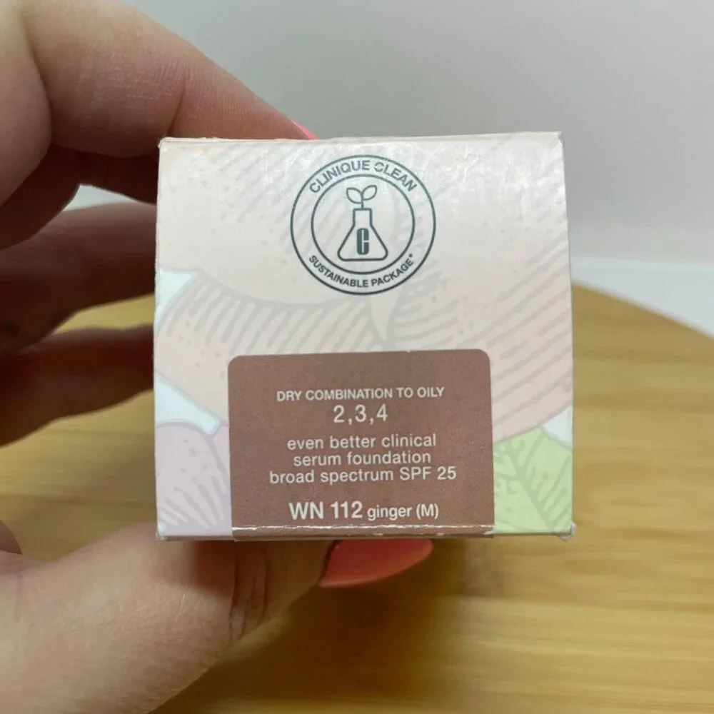 Clinique Even Better Clinical Serum Foundation Ginger 1 oz SPF 25 Dry To Oily